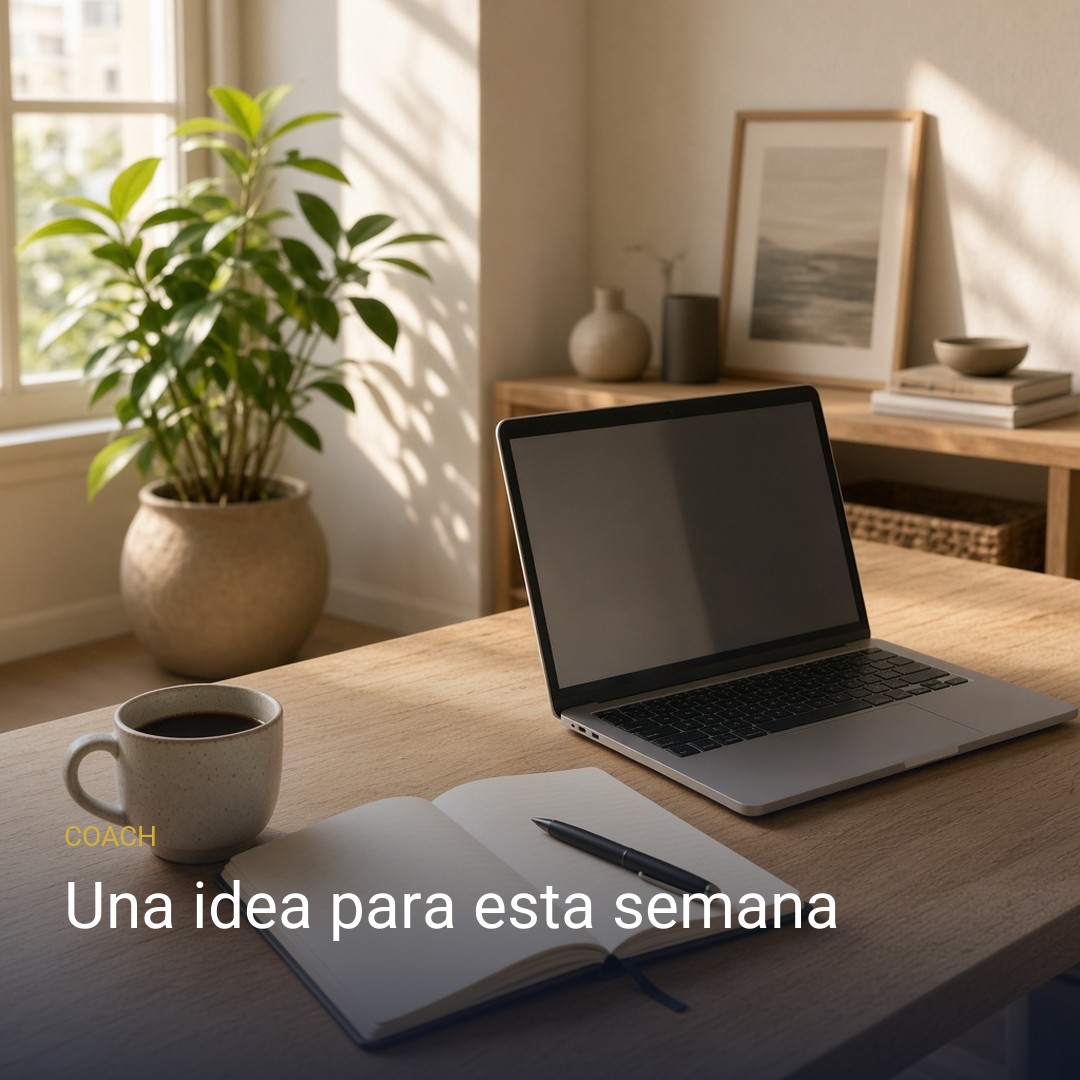 Una idea para esta semana, Coach