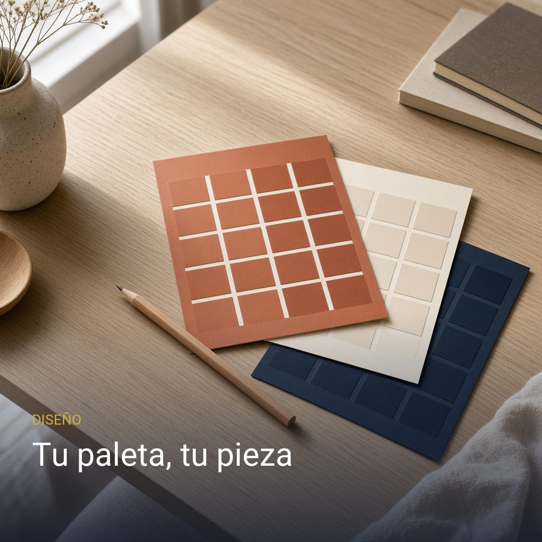 Tu paleta, tu pieza, Diseño