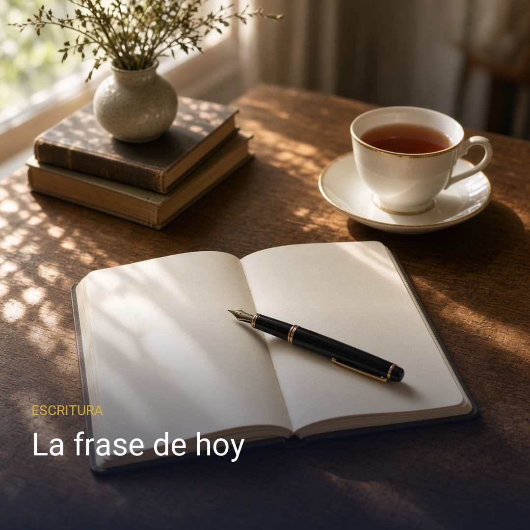 La frase de hoy, Escritura
