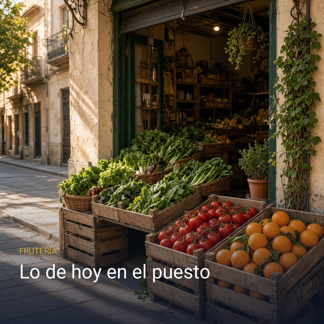 Lo de hoy en el puesto, Frutería